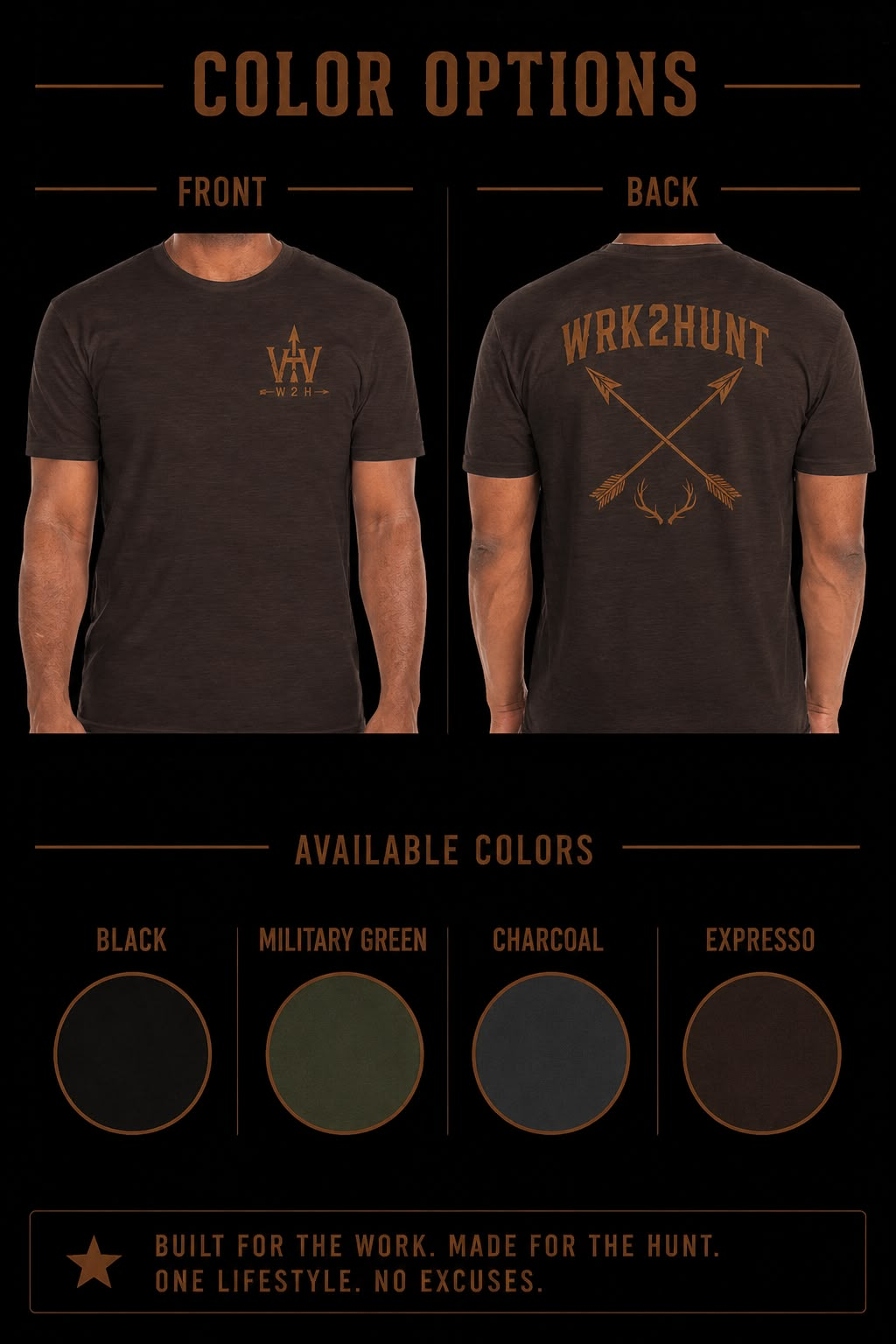 WRK2HUNT Signature Tee